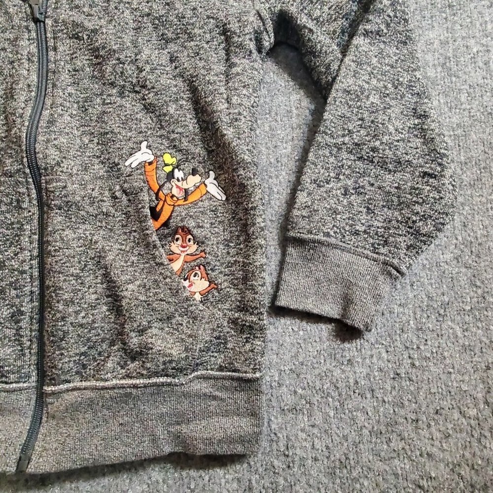 2019 Disney Parks Full Zip Hoodie Sweatshirt Embroidered Mickey Mouse Youth XL - Picture 9 of 16